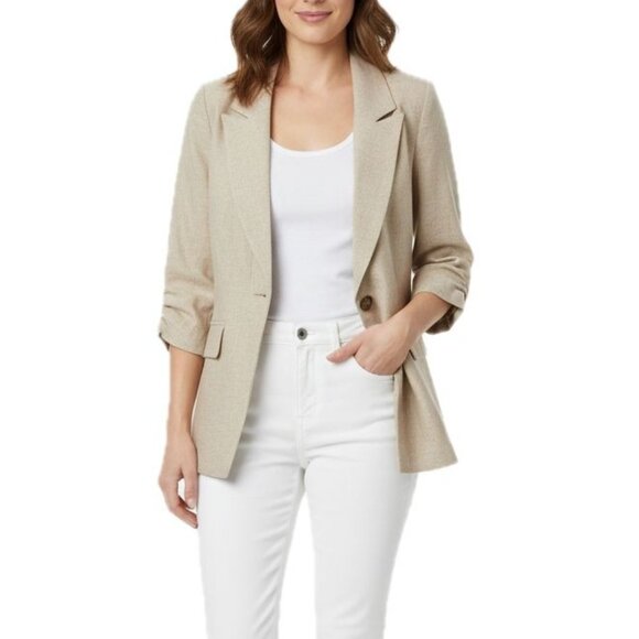 Brand new Carole Wren Linen blend Blazer, size medium - Picture 1 of 13